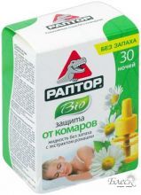 РАПТОР Жидкость от комаров BIO 30 ночей