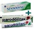 Parodontax зубная паста Фтор (75мл) + SENSODYNE зубная паста с фтором (20мл) в подарок