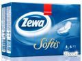 Zewa Носовые платки Softis Белые без аромата 4 слоя (6х10шт)
