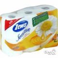Zewa Туалетная бумага Sensitive 4 слоя (6шт)