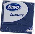 Zewa Столовые салфетки Set Luxury темно-синие 3 слоя (20шт)