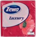 Zewa Столовые декорированные салфетки Set Luxury Маки 3 слоя (20шт)