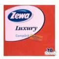 Zewa Столовые салфетки Set Luxury красные 3 слоя (20шт)
