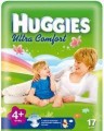 Huggies Ultra Comfort подгузники 4+ (10-16кг) (17шт)