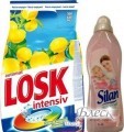 Losk Стир.порошок автомат Intensive Лимонная свежесть (3кг) + Silan Сенситив Экстракт розы и шелка (1л) в подарок АКЦИЯ