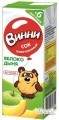 Нутритек Сок осветленный «Винни» Яблоко-дыня (6шт. х 200мл)