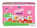 Happy Maxi Подгузники-трусики для девочек "4"(7-15 кг)(28шт)