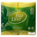 "Eco-Line" Бумага туалетная ароматизированная "Желтая"(4 рулона)