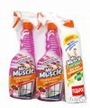 Мистер Мускул для стекол розовый+подарок (500*2+500мл)