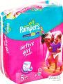 Pampers подгузник-трусики Active Girl 5"Junior" для девочек(11-25кг)(48шт.)